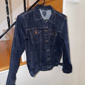 GAP Dark Blue Denim Jean Jacket for Women